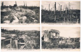 02 LA VILLE AU BOIS PONTAVERT Lot De 4 Cpa Les Ruines De La Grande Guerre Aisne - Zonder Classificatie