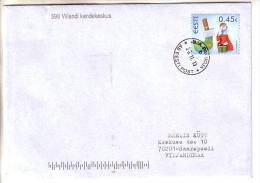 GOOD ESTONIA Postal Cover 2013 - Good Stamped: Christmas - Covers & Documents