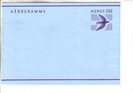 GOOD NORWAY Aerogramme 220 - Lettres & Documents