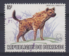 Burundi 1983 Mi. 1608     85 Fr Tier Animal Tüpfelhyäne Hyena WWF Panda Issue Genuinely Used !! - Oblitérés