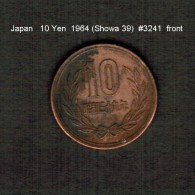 JAPAN    10  YEN  1964  (Hirohito 39---Showa Period)  (Y # 73a) - Giappone