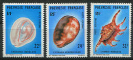 POLYNESIE 1978 - Coquillages (Yvert A 132/34) Neuf ** (MNH) Sans Trace De Charniere - Ungebraucht