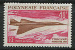 POLYNESIE 1969 - Avion Supersonic - Concorde (Yvert A 27) Neuf ** (MNH) Sans Trace De Charniere - Ungebraucht