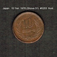 JAPAN    10  YEN  1976  (Hirohito 51---Showa Period)  (Y # 73a) - Japan