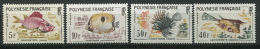 POLYNESIE 1962 - Poisson (Yvert 18/21) Neuf ** (MNH) Sans Trace De Charniere - Unused Stamps