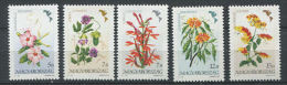 HONGRIE 1991 - Fleurs Des Continents (II) Amerique (Yvert 3307/11) Neuf ** (MNH) Sans Trace De Charniere - Unused Stamps