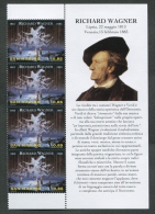 SAN MARINO 2013 - ANNIVERSARIO NASCITA RICHARD WAGNER CON BANDELLA LATERALE - MNH** - 154 - Unused Stamps