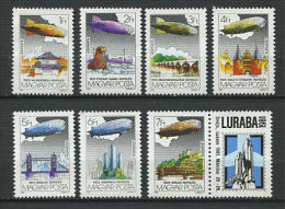 HONGRIE 1981 - Vol De Zeppelin (Yvert A 443/49) Neuf ** (MNH) Sans Trace De Charniere - Nuovi