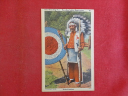 Native Americans  Cherokee Indian  Chief Standing Deer NC  Not Mailed   --ref 1114 - Indiens D'Amérique Du Nord