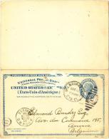 Letter Card Sent From L. A. Van Toor, Milwaukee To Anvers 1908 About Exchanging Stamps. - & Letter Card, Stamp Collector - Briefe U. Dokumente