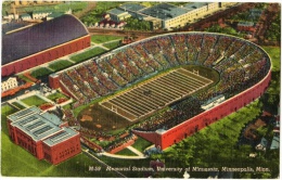 Memorial Stadium, University Of Minnesota, Minneapolis, Mass. - & Stadium, American Football - Minneapolis