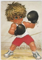 CPM - Illustrateur - LES PETITS Par Michel THOMAS - (Boxe)- - Thomas