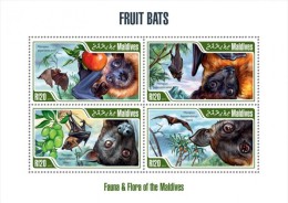 Maldives. 2013 Fruits Bats. (210a) - Bats