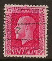 NZ 1915 6d Carmine KGV Pictorial CP K8d FU X#HY - Usados