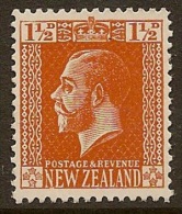 NZ 1916 1 1/2d KGV Wiggins Teape CP K17d HM X#ID2 - Ongebruikt