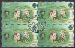 ESTLAND Estonia 2007 Europa CEPT Scouting Pfadfinder Boy Scouts In 4-bock O - Used Stamps