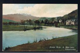 RB 956 - Early Postcard - River Teith & Ben Ledi  - Callander Near Stirling Perthshire Scotland - Perthshire