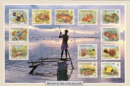 Cook Island, Stamps Of The Cook Island, Circulé Non - Cookeilanden