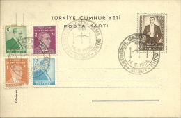 Turkey; 1955 Postal Stationery - Interi Postali