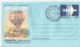 =AUSTRALIA AEROGRAMME 1983 - Brieven En Documenten