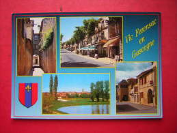 CPM 23 GERS  VIC FEZENSAC  MULTI VUES VIEILLE RUE RUE PRINCIPALE LAC DE LA ROCADE VIEILLES MAISONS  VOYAGEE 1993  BEG - Vic-Fezensac