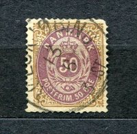 Denmark 1875 Sc 33 Mi 30 Used - Used Stamps