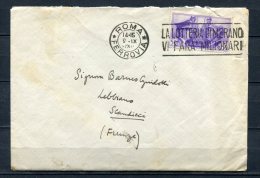 Italy 1941  Cover  Roma -Firenze  WWII Single Usage - Autres & Non Classés