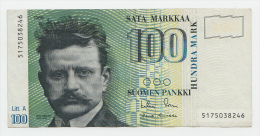 FINLAND 100 MARKKAA 1986 ( 1991 ) VF+ P 119 - Finlandia