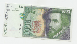 Spain 1000 Pesetas 1992 UNC NEUF P 163 - [ 4] 1975-… : Juan Carlos I