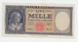 Italy 1000 Lire 1947 XF P 83 - 1.000 Lire