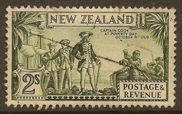 NZ 1935 2/- Inverted Wmk CP L13a(Z) VGU X#IP15 - Oblitérés