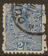 NZ 1882 2 1/2d QV SSF SG 230 U #AA27 - Used Stamps