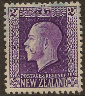 NZ 1915 2d Violet KGV SG 417 U #AA11 - Nuovi