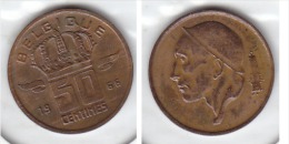 50 CENTIMES Bronze Baudouin 1966 FR - 03. 50 Centimos