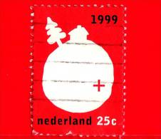 OLANDA - Nederland - 1999 - Serie Ordinaria - Globo, Albero E Casa - 25 - Usati