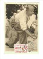 Frane // Carte Maximum // Jeu De Boules (pétanque) - 1950-1959