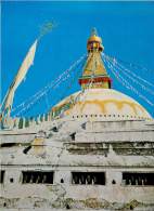 CPSM Népal-Boudhanath Stupa-Courtesy Pradhan    L1466 - Népal