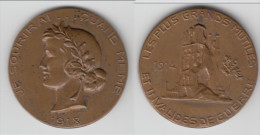 ** MEDAILLE 1914-1918 LES PLUS GRANDS MUTILES ET INVALIDES DE GUERRE - JE SOURIRAI QUAND MEME ** ACHAT IMMEDIAT !!! - Belgio