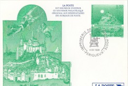 CARTE POSTALE # ENTIER POSTAL  1998  MONT SAINT MICHEL# SOUVENIR PHILATELIQUE #IMPRIMERIE TIMBRES POSTES PERIGUEUX - Official Stationery