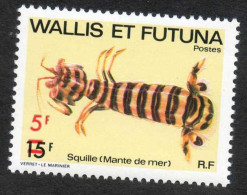 Wallis Et Futuna : Squille  Ou Mante De Mer (Odontodactylus Scyllarus) - Crustacées - Faune Du Pacifique Sud - Surchargé - Neufs