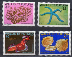 Wallis Et Futuna : Faune Marine : Milithea Ocracea, Linckia Laevigata, Spondylus Barbatus, Hexabranchus Sanguineus - - Ongebruikt