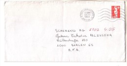 GOOD FRANCE Postal Cover To GERMANY 1991 - Good Stamped: Marianne - Briefe U. Dokumente