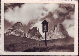 Artistico Tabernacolo Con Madonna E Bambino In Val Gardena (Bromofoto ) - Monumenti