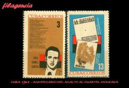 CUBA MINT. 1964-11 XI ANIVERSARIO DEL ASALTO AL CUARTEL MONCADA - Unused Stamps