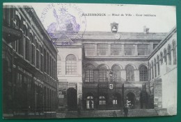 CPA HAZEBROUCK Hôtel De Ville  Franchise Militaire 1916 Prévôt Service Des étapes - Hazebrouck