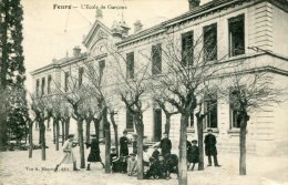 CPA 42 FEURS L ECOLE DES GARÇONS 1916 - Feurs