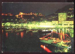 CPM Non écrite Principauté De MONACO Le Port De Monaco La Nuit - Harbor