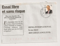 LETTRE BRIEF MVTM 2639 ETALLE  Seul Sur Lettre / Alleen Op Brief - 1993-2013 Rey Alberto II (MVTM)