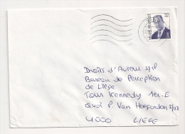 LETTRE BRIEF MVTM 2791 VISE Seul Sur Lettre / Alleen Op Brief - 1993-2013 Rey Alberto II (MVTM)