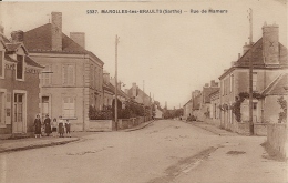 MAROLLES LES BRAULTS RUE DE MAMERS CPA EN BON ETAT - Marolles-les-Braults